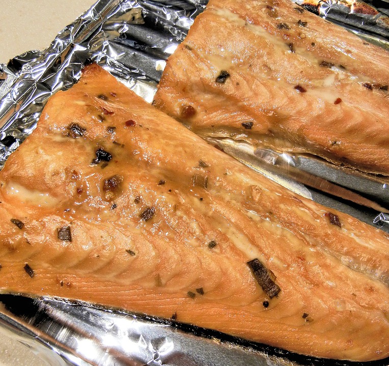 Nutritional ingredients of bake salmon
